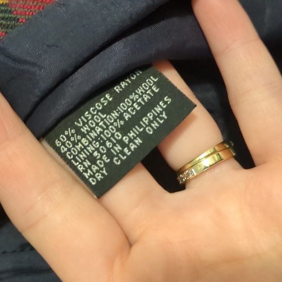 Vintage plaid Jacket - Picture 4 of 8